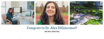 Congrats to Dr. Alex DiGiacomo for passing her PhD defence with flying colours!