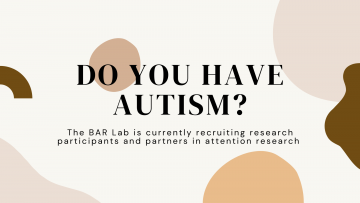The BAR Lab is looking for Autistic partners in research